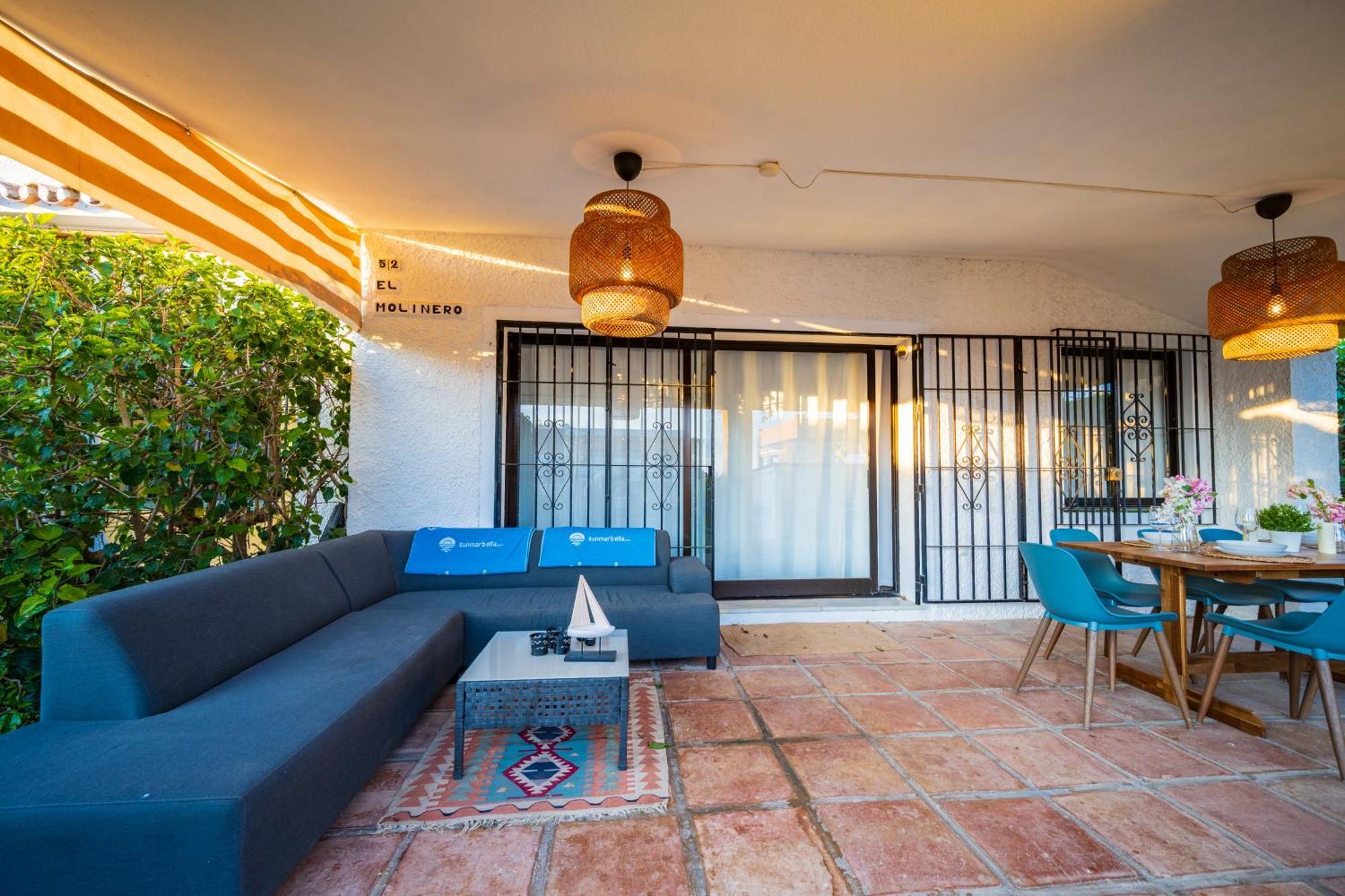 Typical Beach House Las Chapas Playa With Heated Pool Марбелья Экстерьер фото